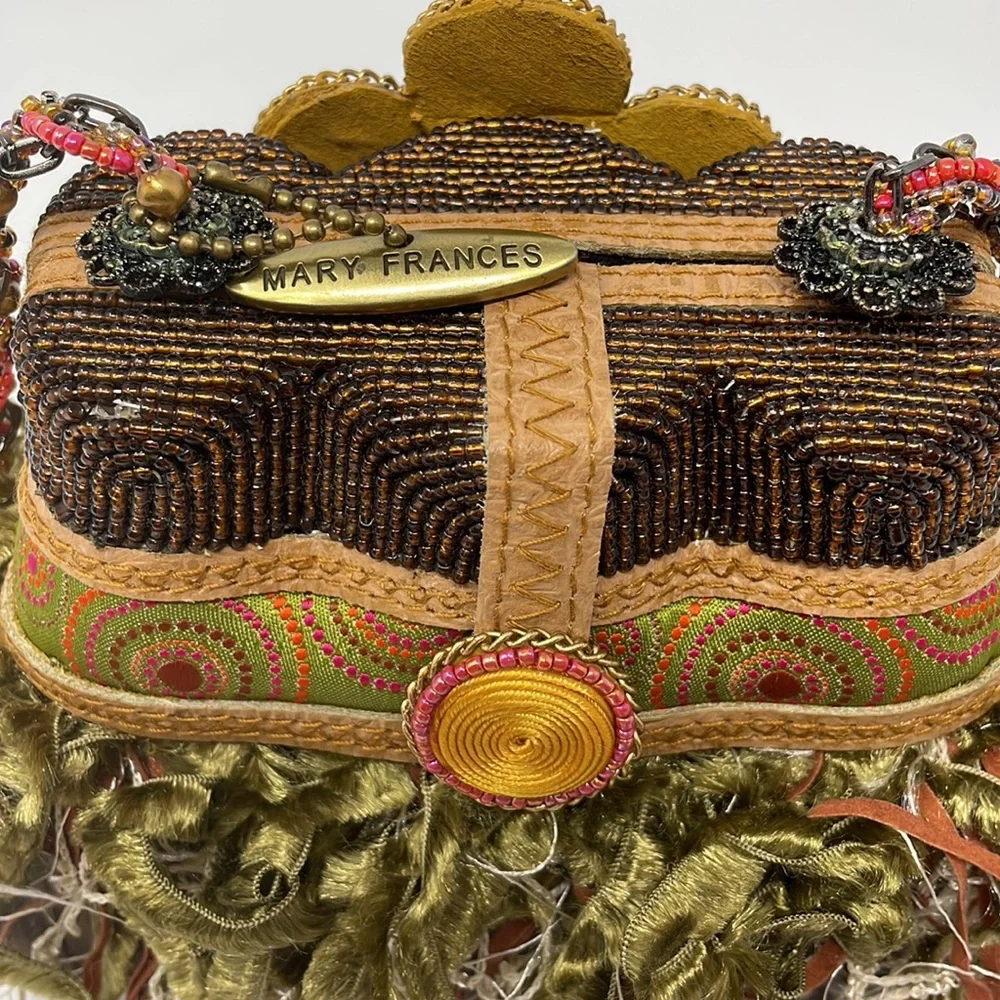 Mary Frances Multicolor Beaded Handbag - Picture 3 of 16